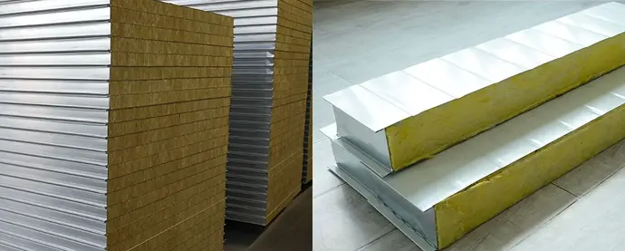 sandwich panel rockwool fire rock
